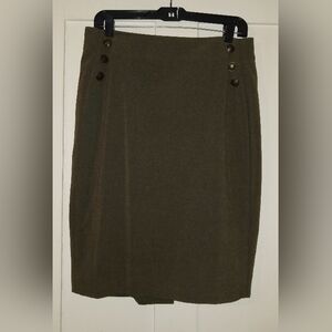 The Limited Olive Green Pencil skirt